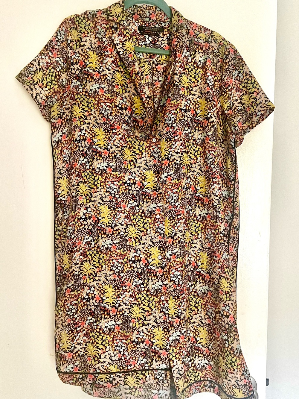 Scotch & Soda Tropical Print Shirtdress